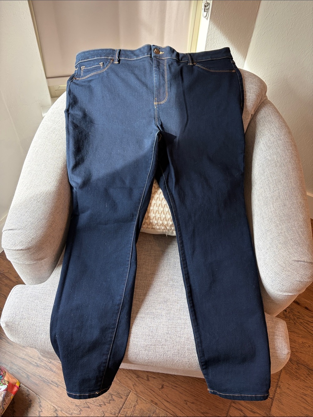 d. jeans Men's Navy Straight Jeans